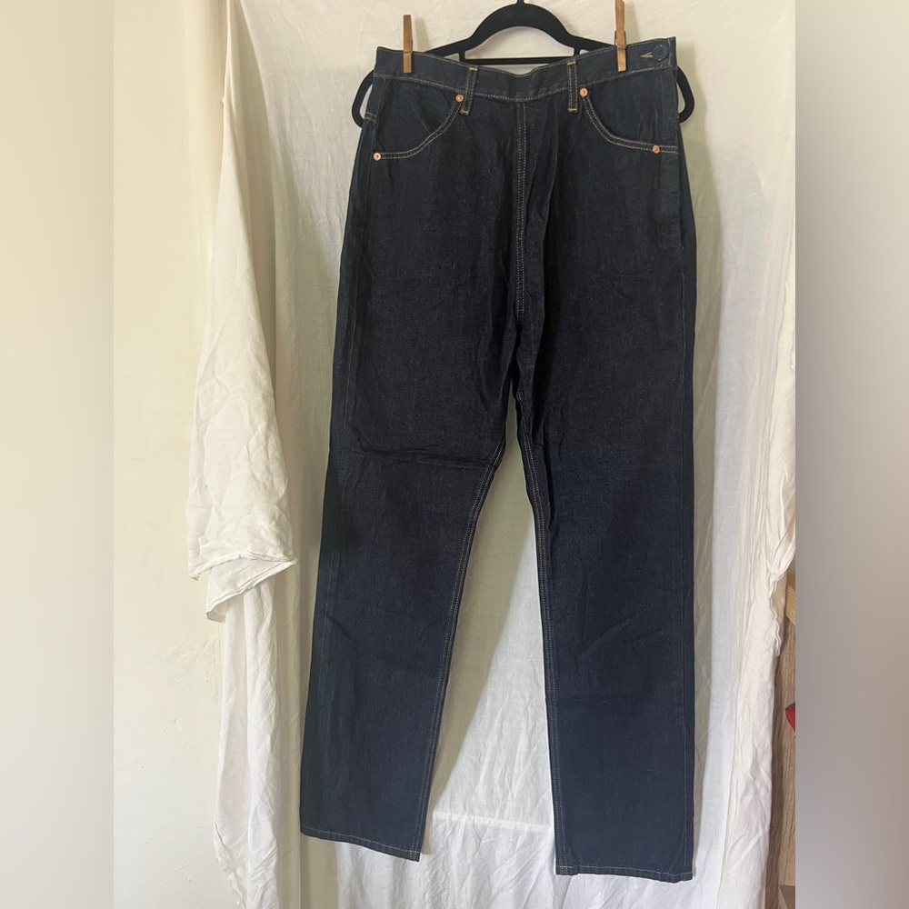Freddie’s of Pinewood Soo Z Q Jeans - 32R - High Rise Dark Blue Jeans